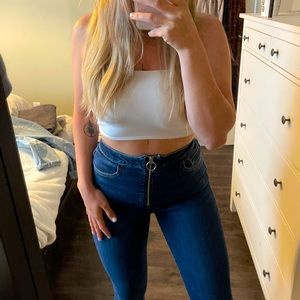 Garage zip fly jeans